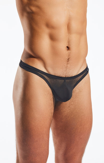 Cocksox Mesh Thong Nero