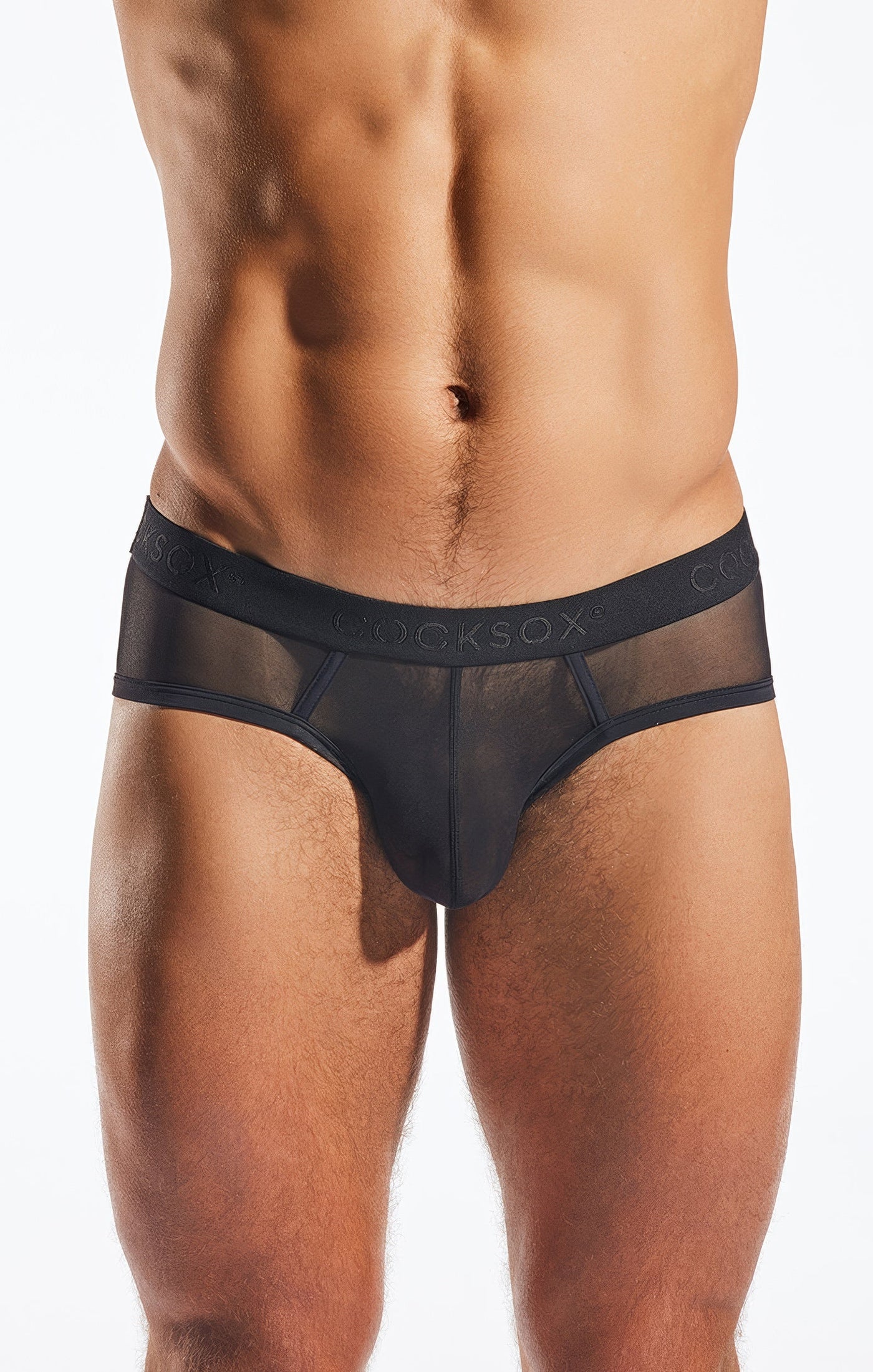Cocksox Mesh Sports Brief Nero