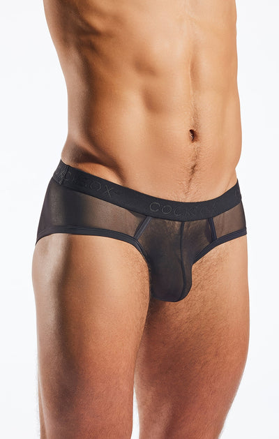 Cocksox Mesh Sports Brief Nero