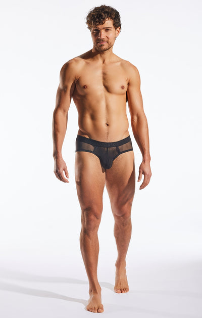 Cocksox Mesh Sports Brief Nero