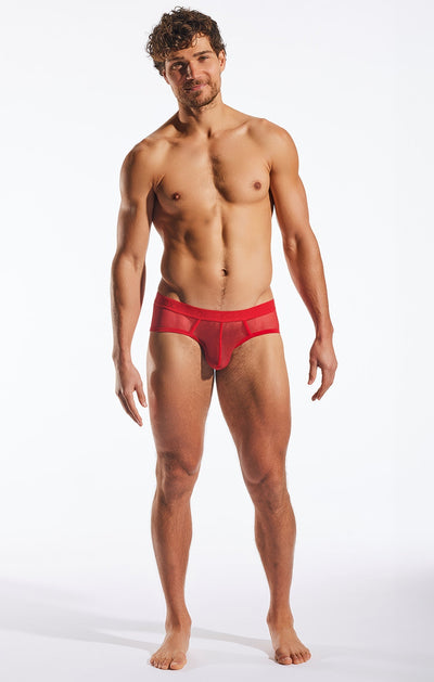 Cocksox Mesh Sports Brief Rose