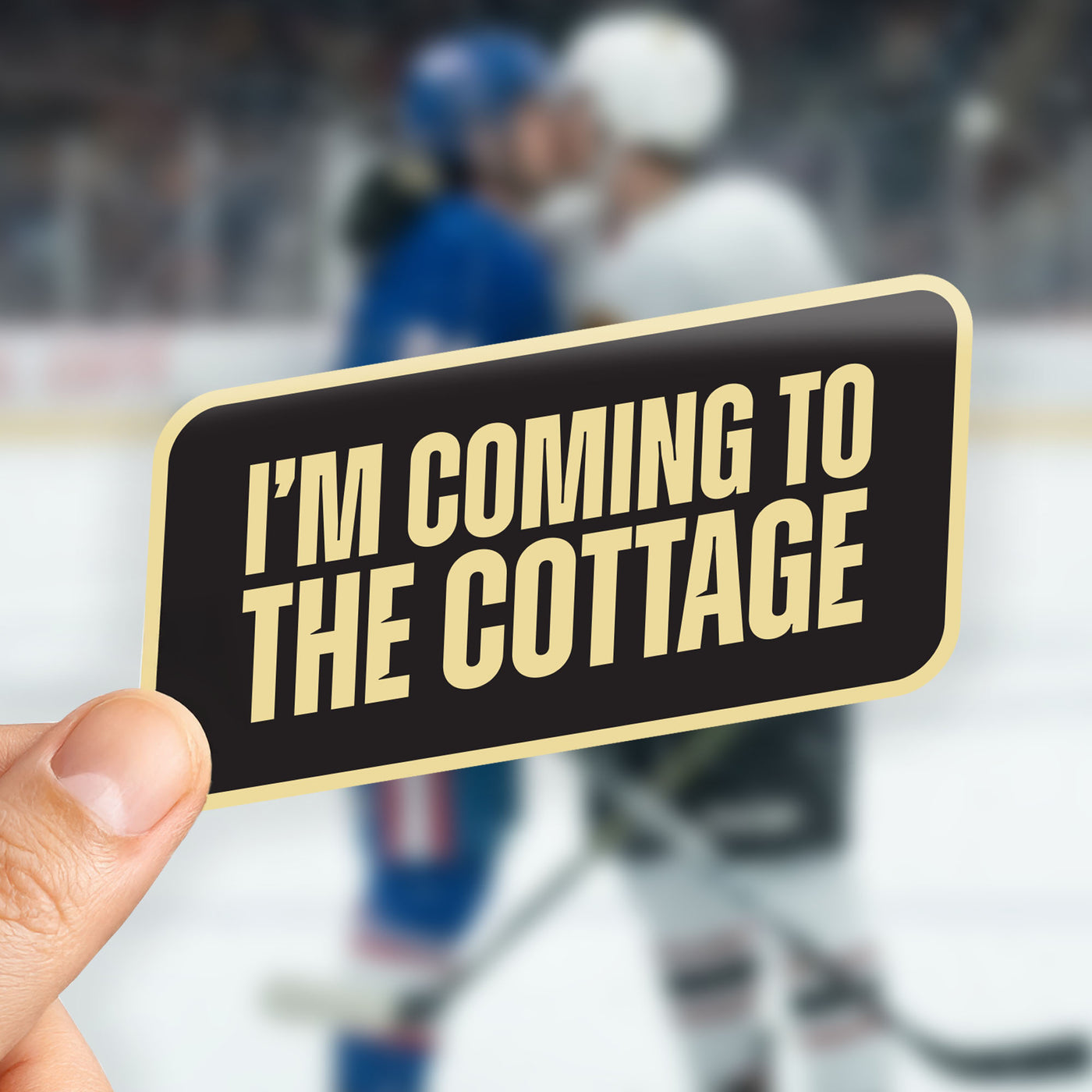 Johnny Beach - I'm Coming to the Cottage Waterproof Sticker