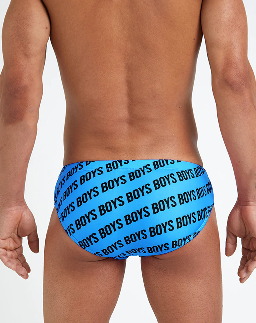 Project Claude Boys Boys Boys Swim Brief Fluro Blue