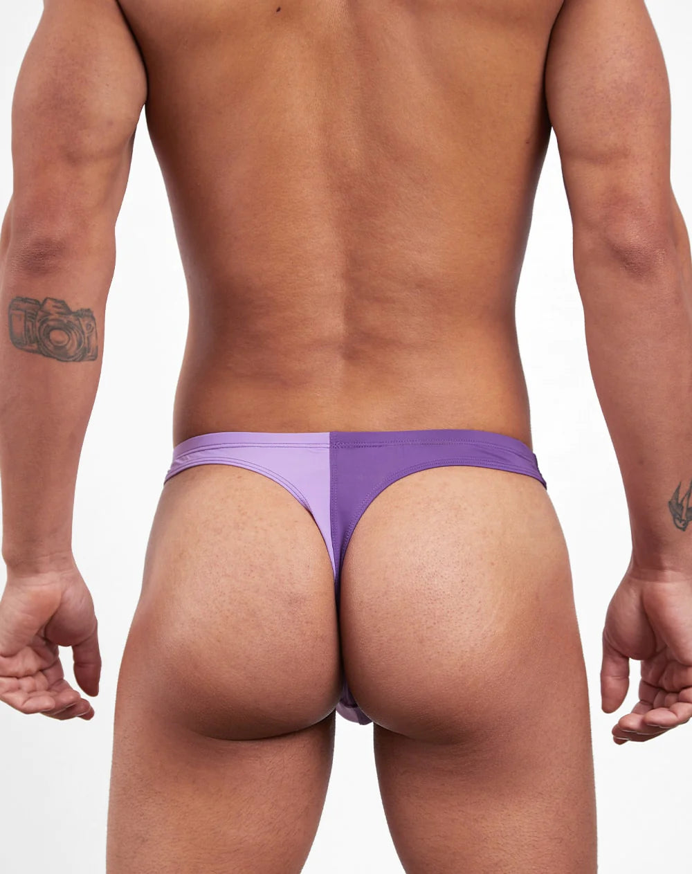 Salero Swim Purple Micro Tanga Bikini Bottom