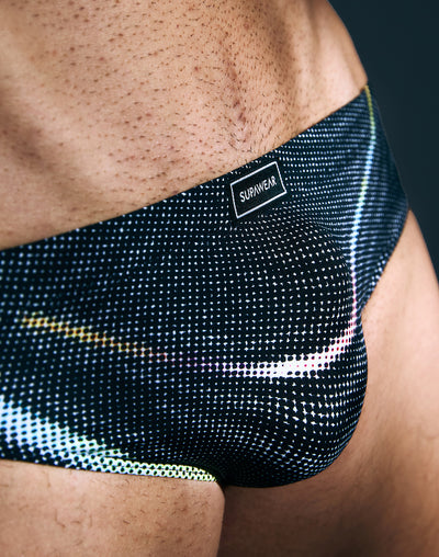 Supawear Printed Pride Brief Underwear Black