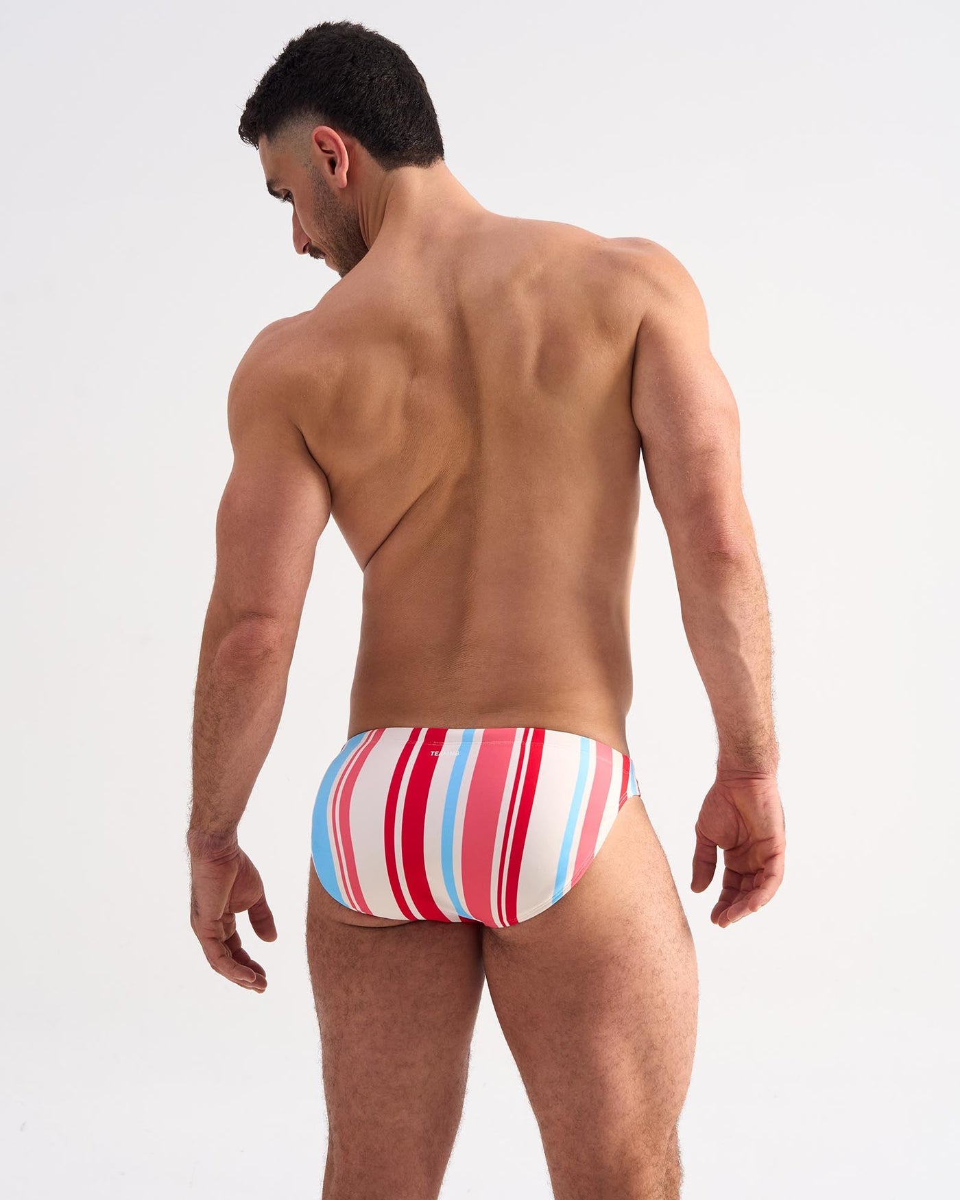 Teamm8 Cabana Bikini Swim Brief Pink Mix