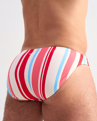 Teamm8 Cabana Bikini Swim Brief Pink Mix