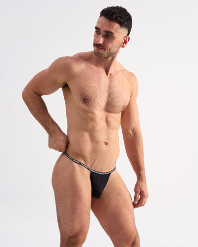 Teamm8 Glide Micro Thong Onyx
