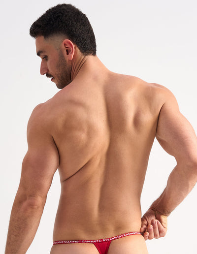 Teamm8 Glide Micro Thong Vermillion