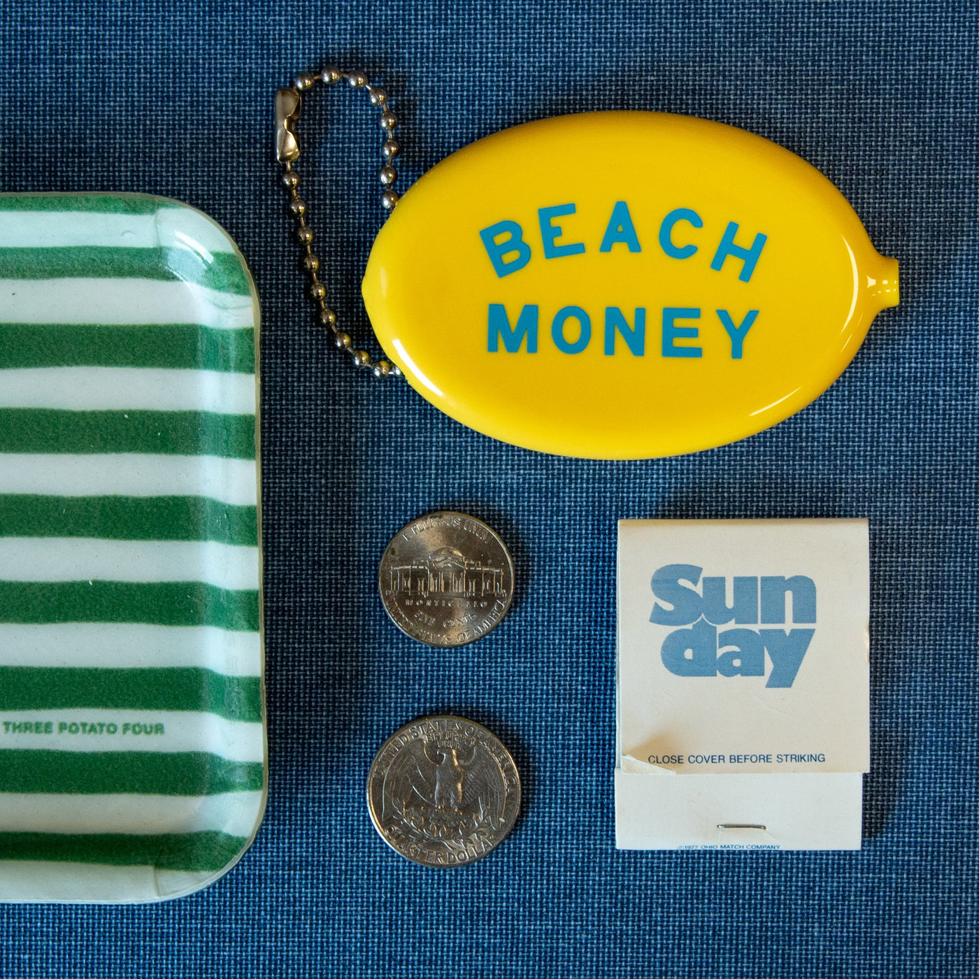 Three Potato Four Beach Money Coin Pouch