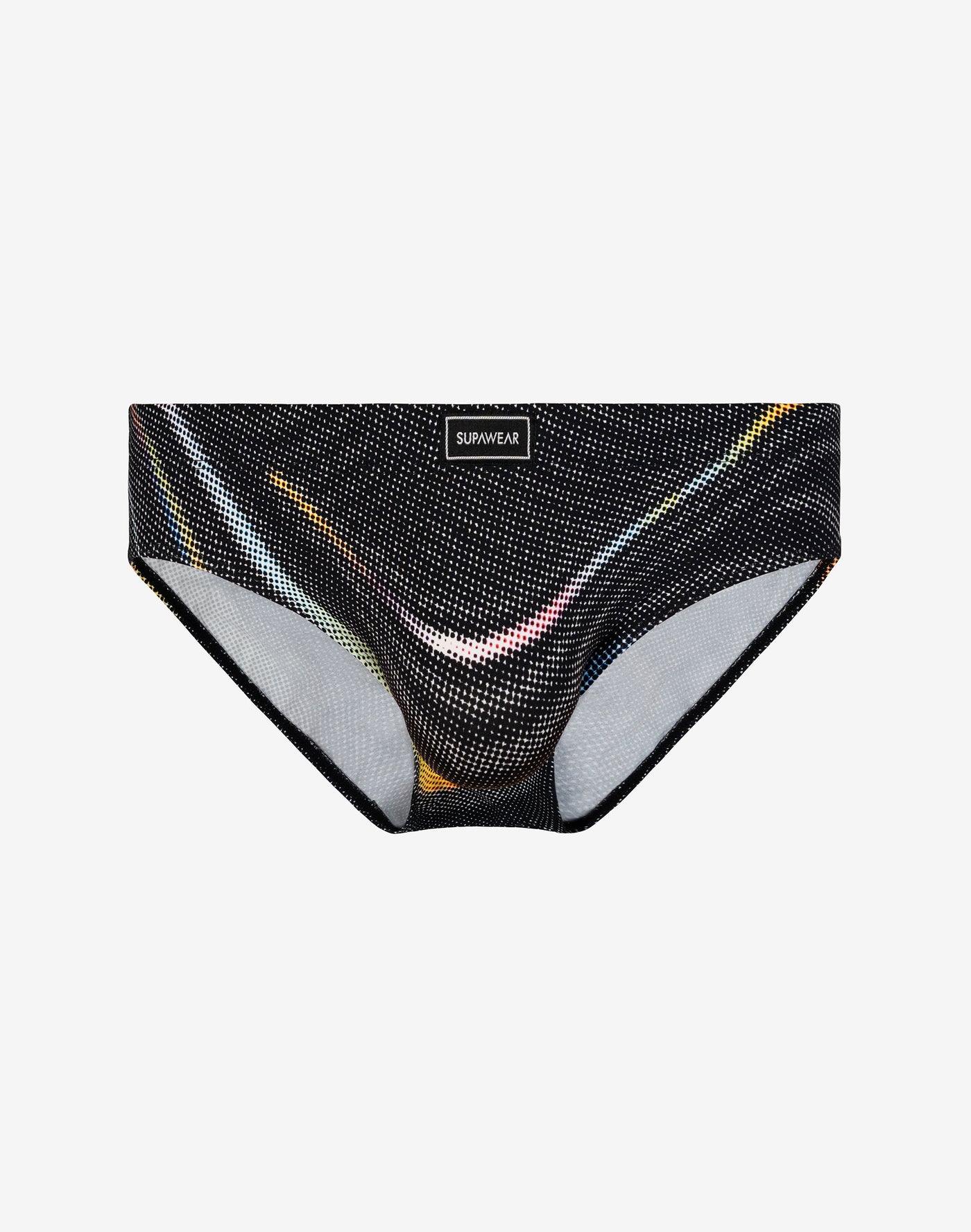 Supawear Printed Pride Brief Underwear Black