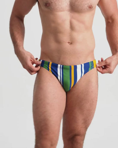 Teamm8 Cabana Bikini Swim Brief Navy Mix