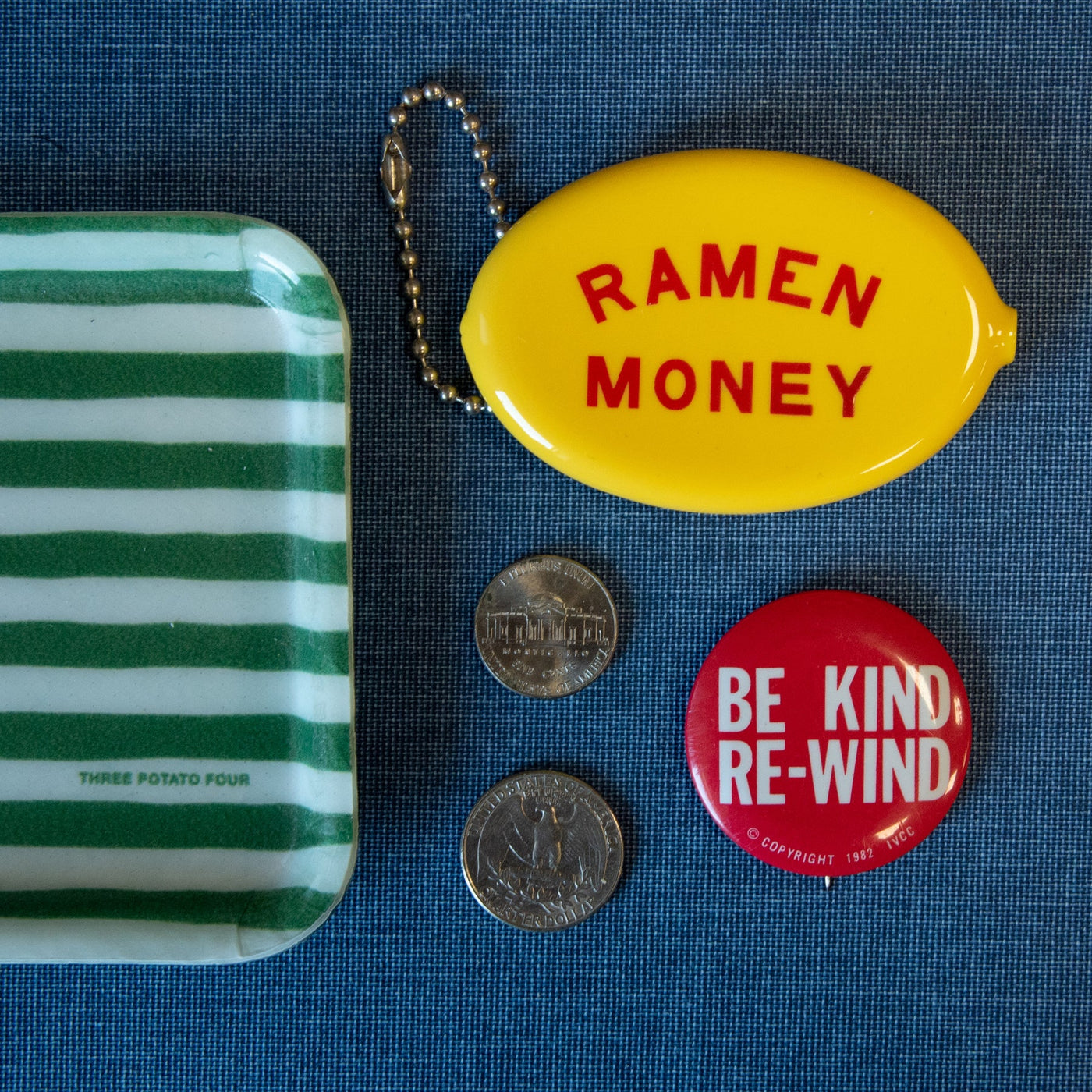 Three Potato Four Ramen Money Coin Pouch