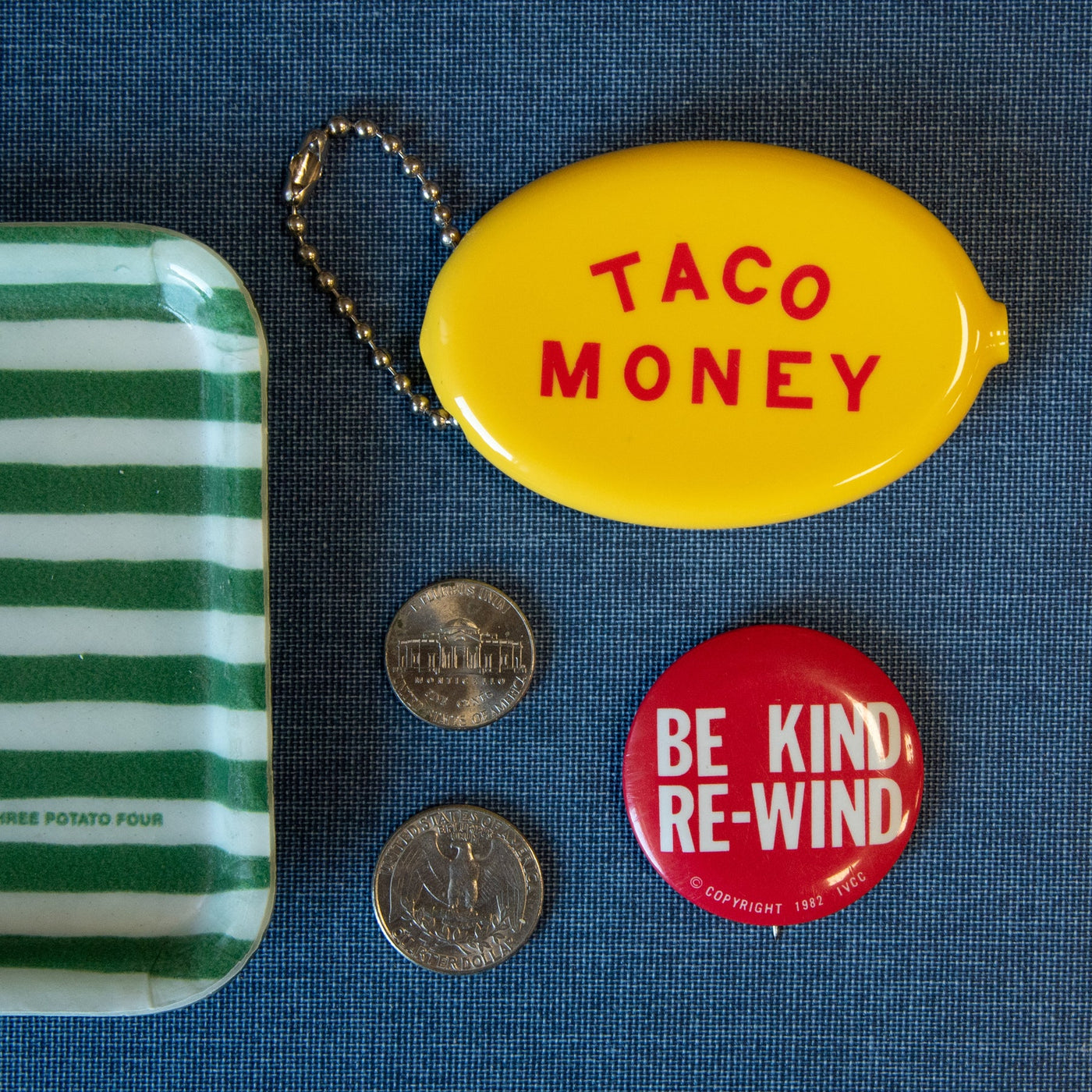 Three Potato Four Taco Money Coin Pouch