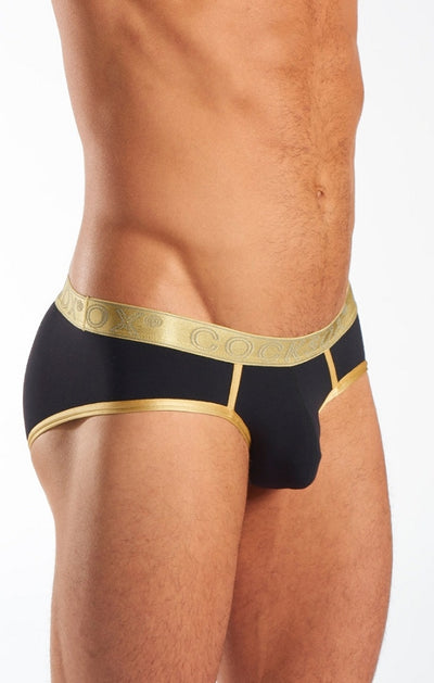 Cocksox - Sports Brief - Gold Shimmer