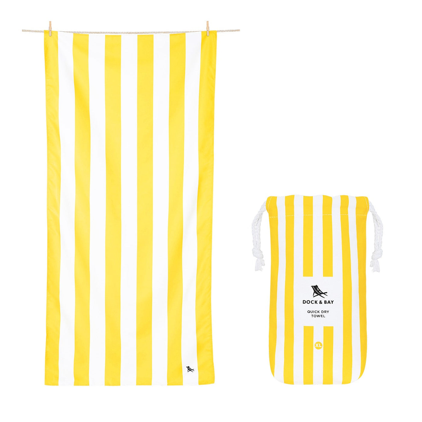 Dock & Bay - XL Cabana Towel - Boracay Yellow