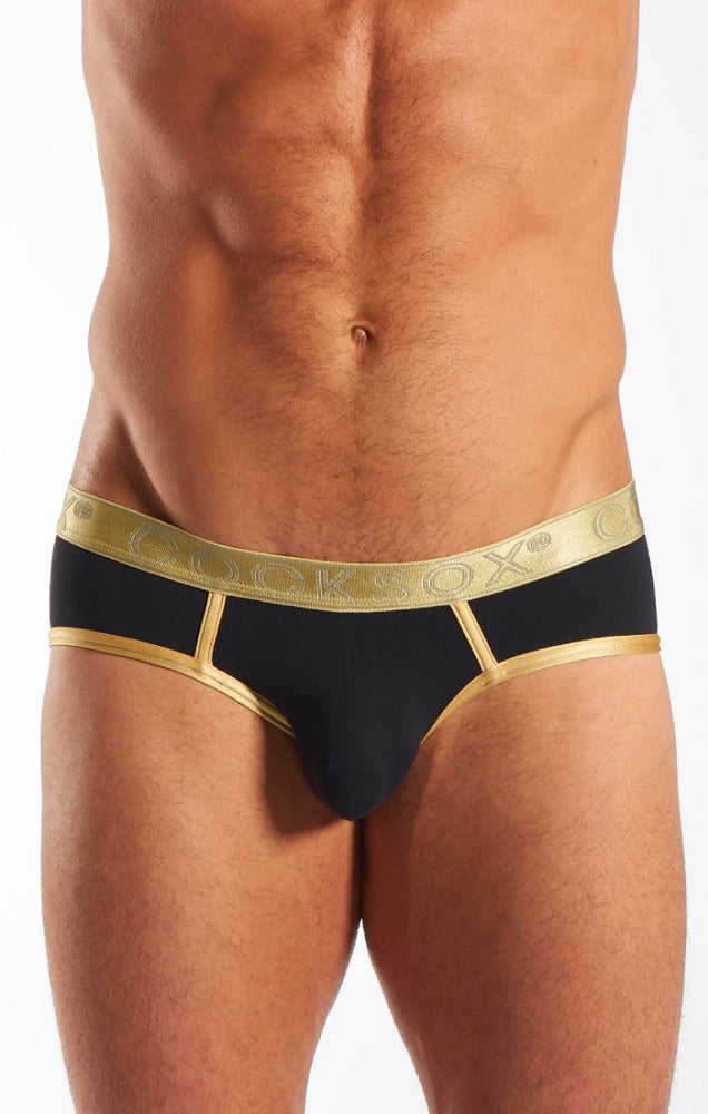 Cocksox - Sports Brief - Gold Shimmer