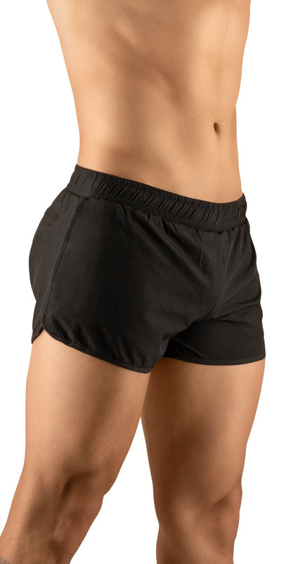 Ergowear Black Gym Shorts With Built In Thong
