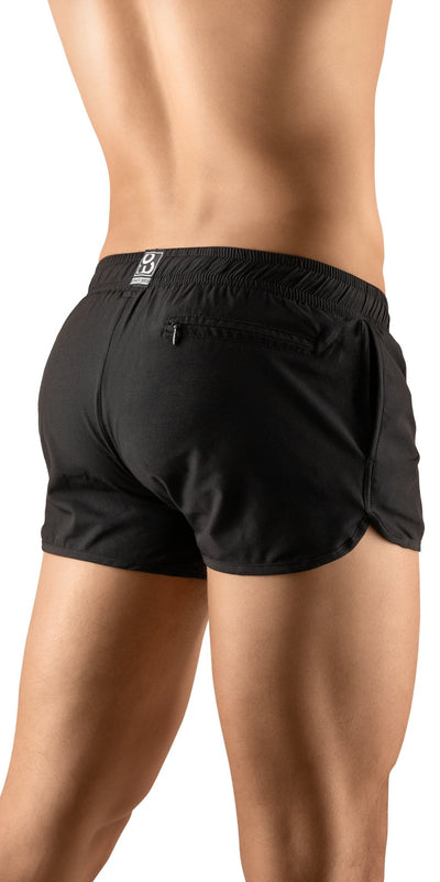 Ergowear Black Gym Shorts With Built In Thong