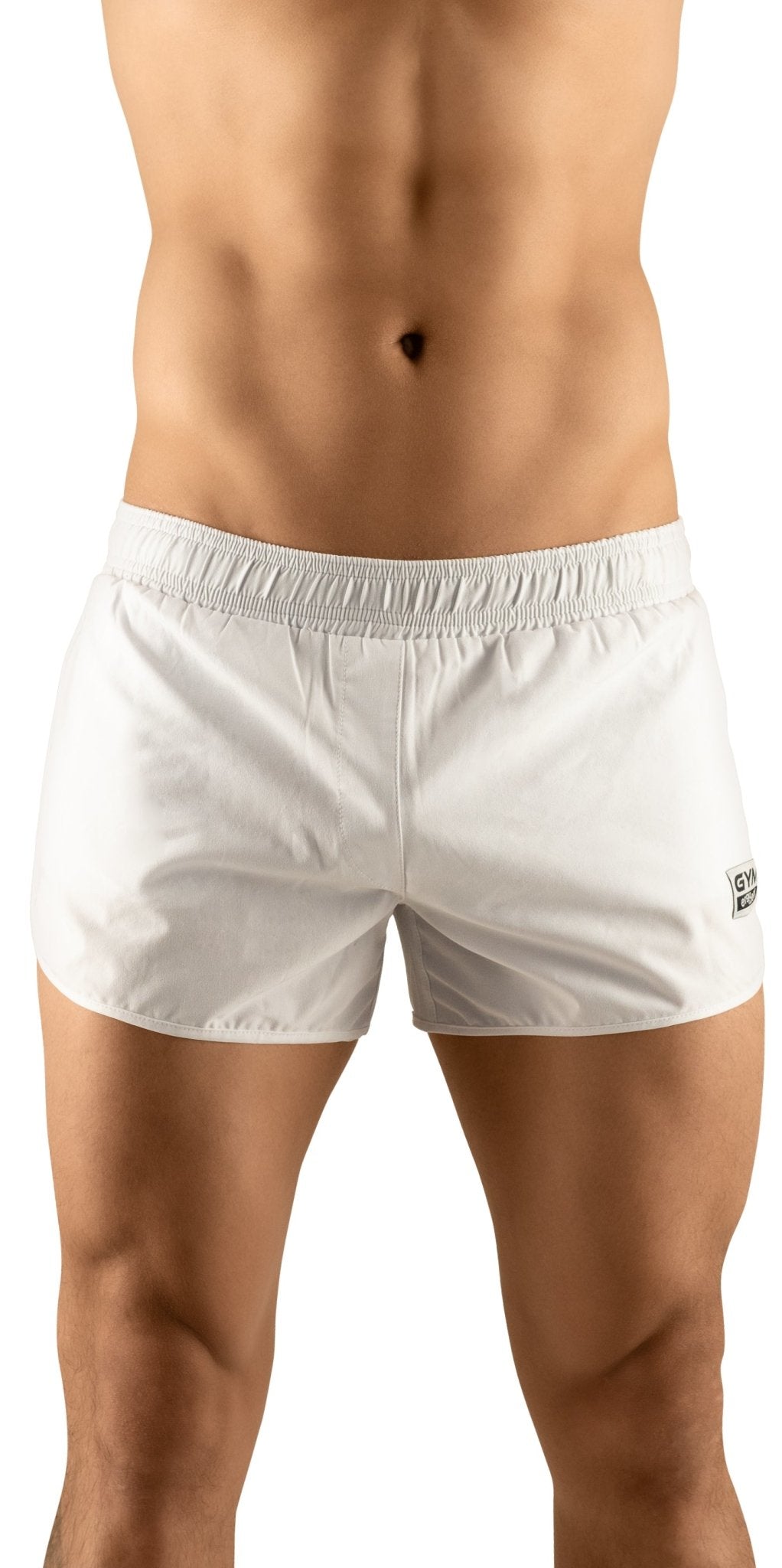 Ergowear White Gym Shorts With Built In Thong - Johnny Beach