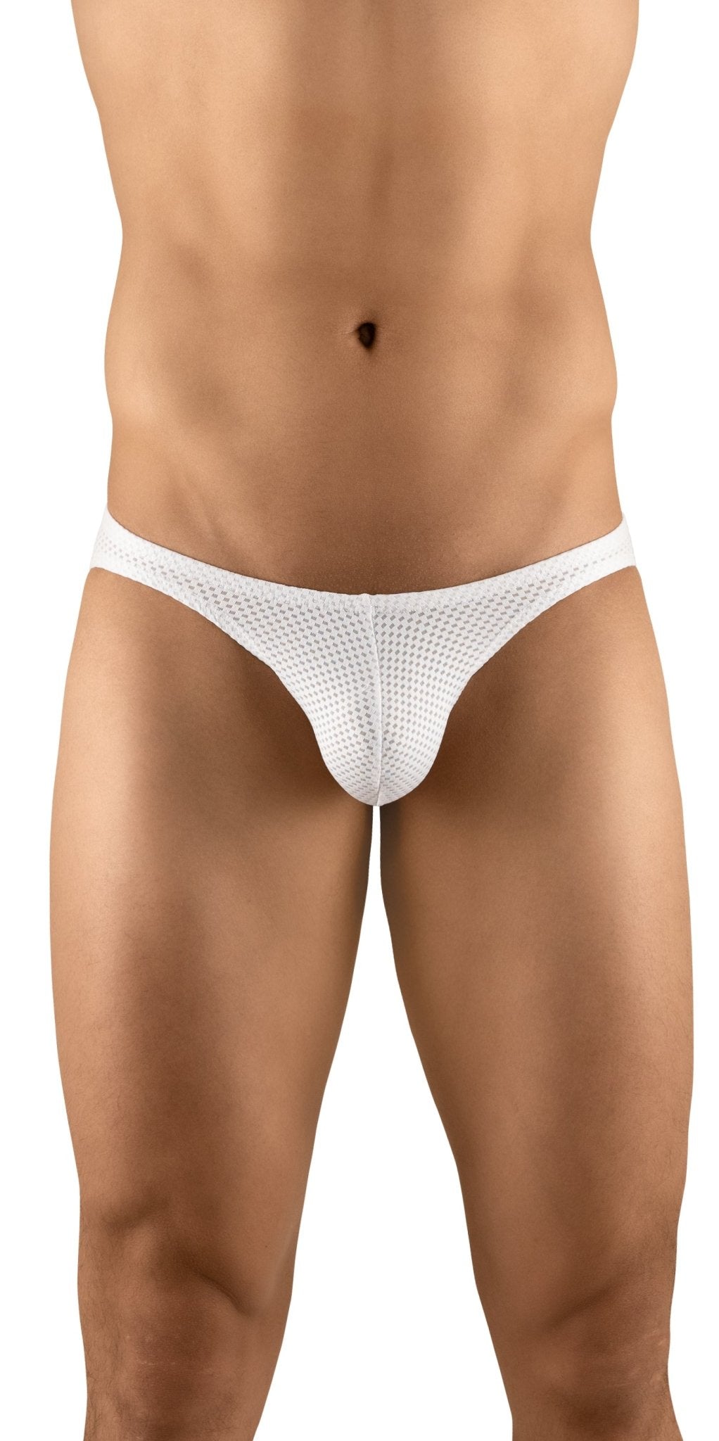 Ergowear White Gym Shorts With Built In Thong - Johnny Beach