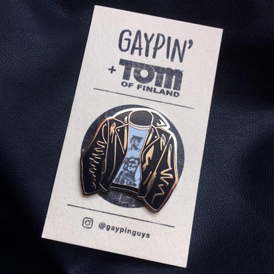 Gaypin - Tom Of Finland Leather Jacket Pin