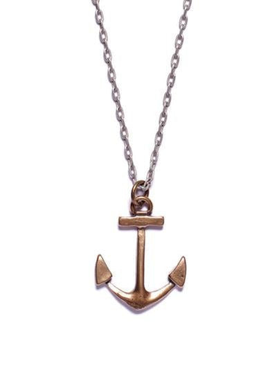 We Are All Smith Bronze Anchor Necklace
